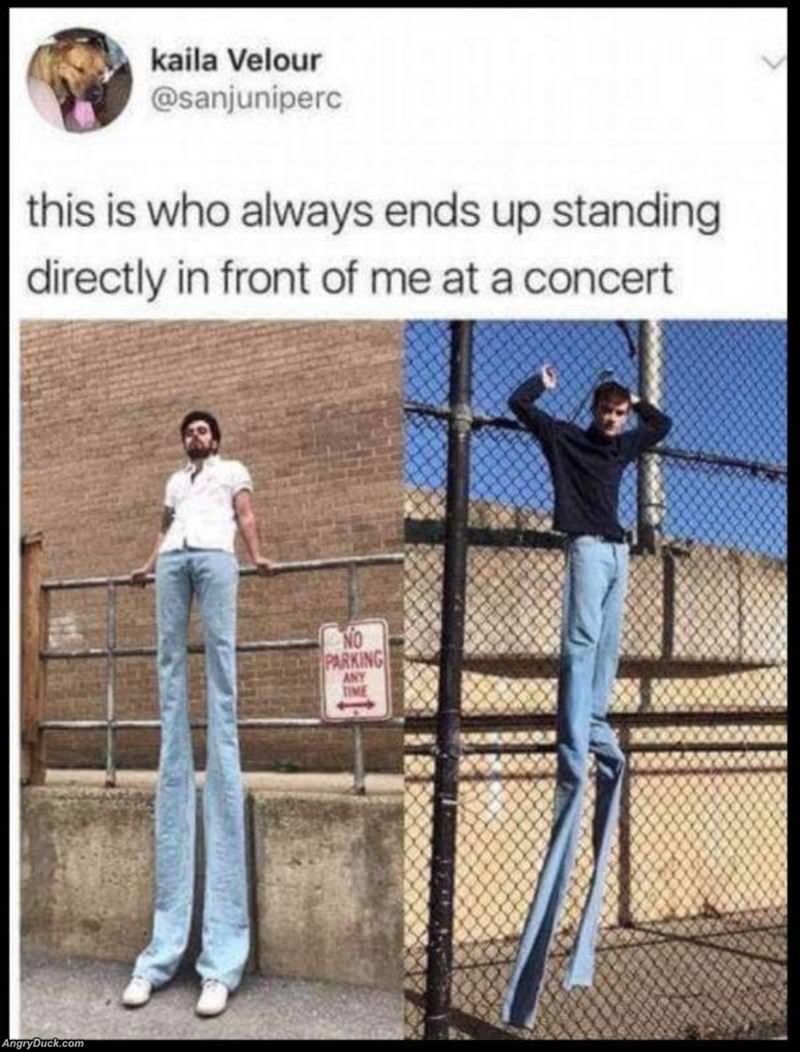 Stands In Front Of Me