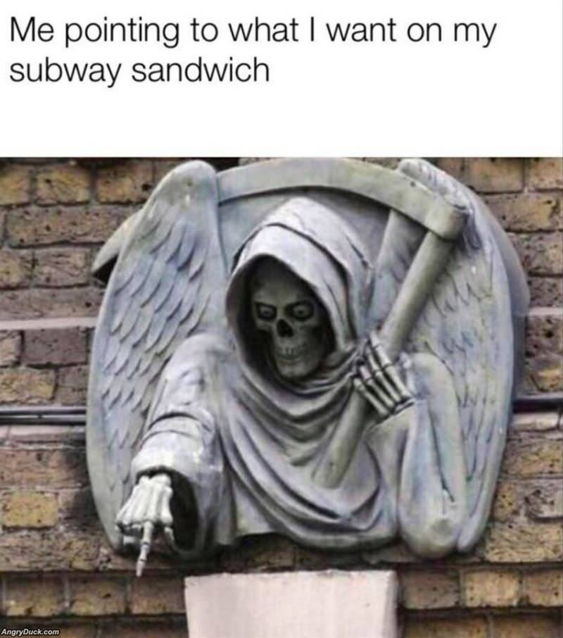 What I Want On My Sandwich