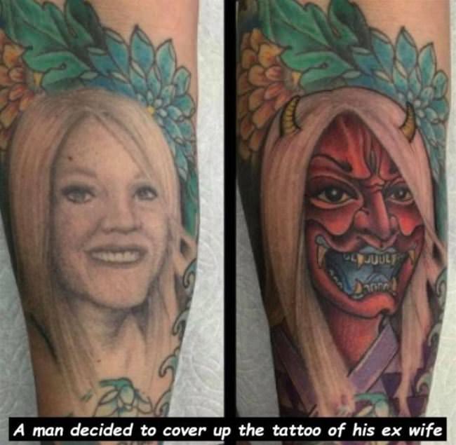 Covered Up The Tattoo