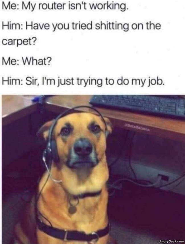 Trying To Do My Job