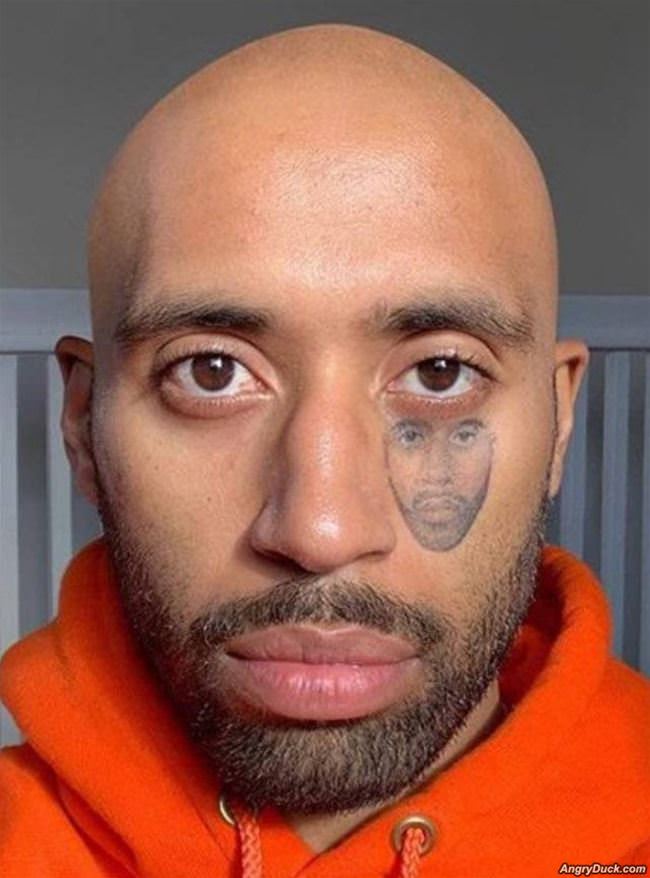 His Face On His Face