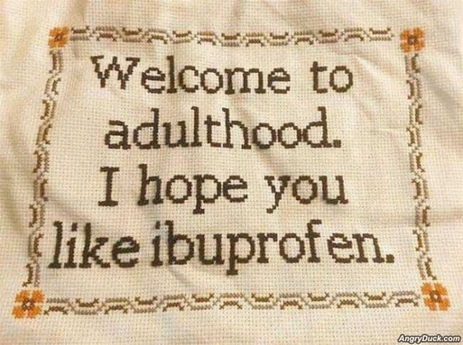 Welcome To Adulthood