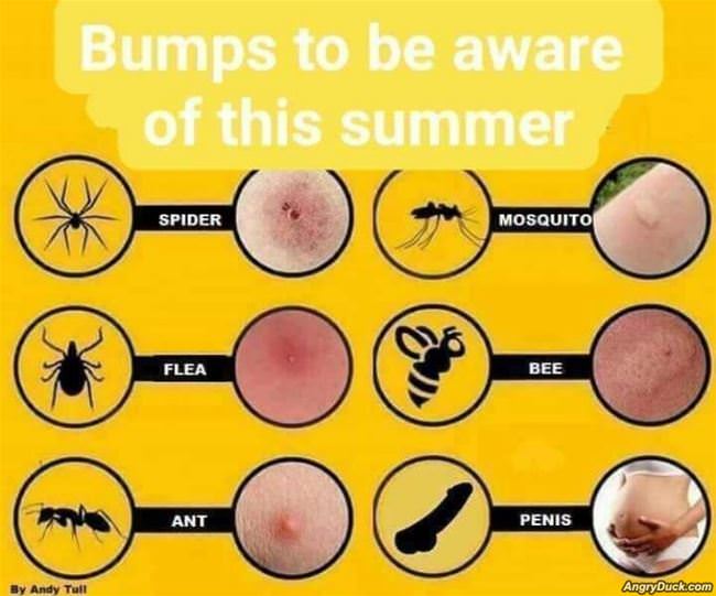 Bumps To Be Aware Of