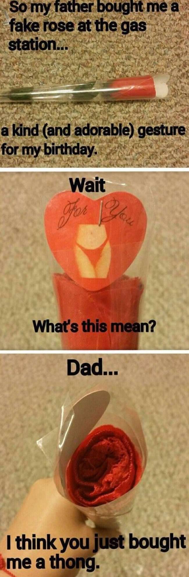 Dad Bought Me A Rose