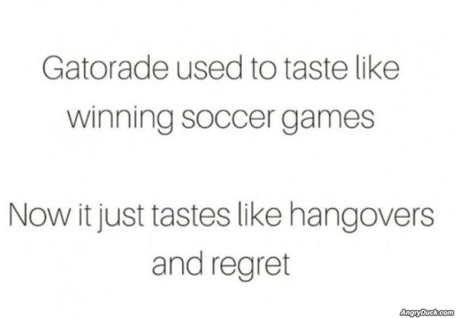 Gatorade Tastes Like