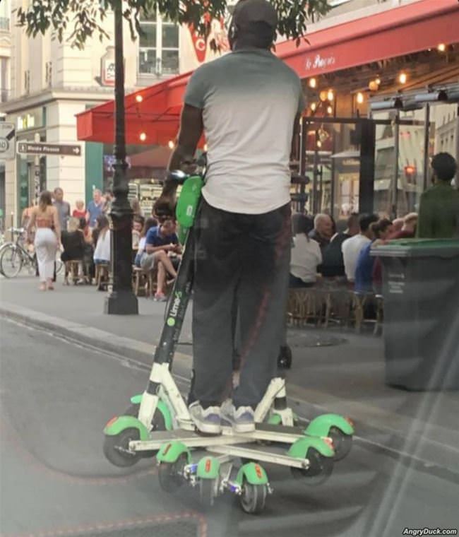 Getting All The Scooters Home