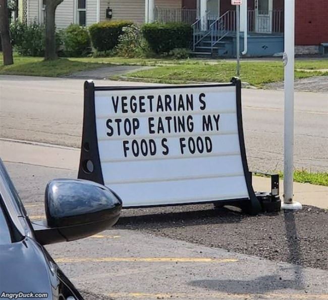 Stop Eating My Foods Food