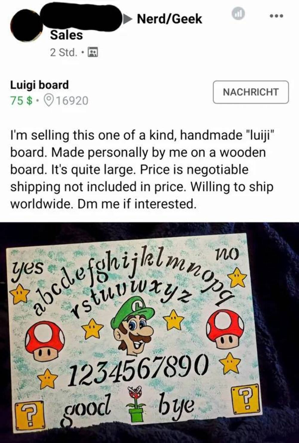 a luigi board