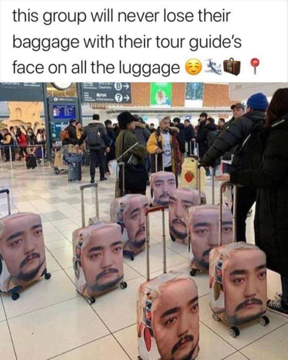 never lose your luggage