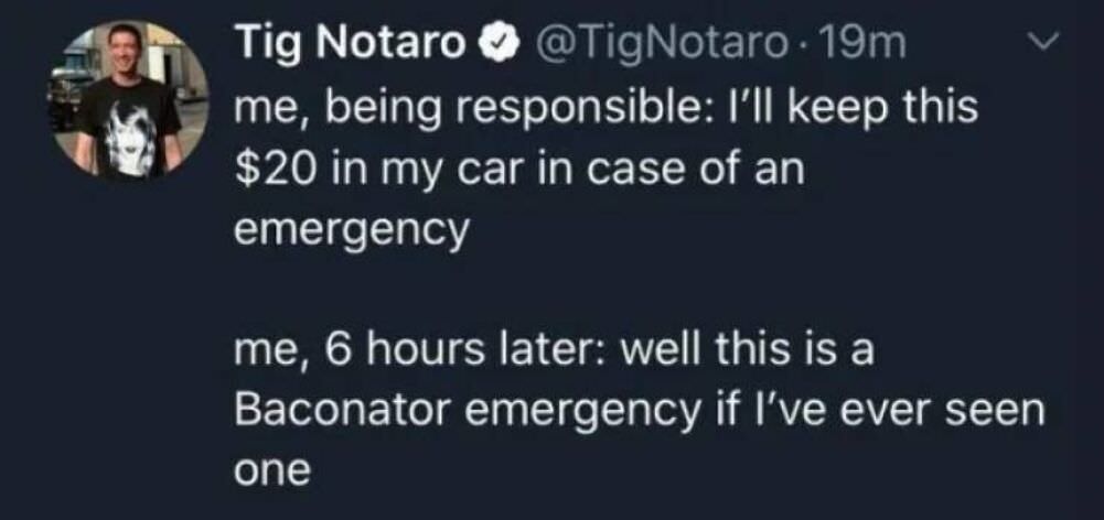 an emergency
