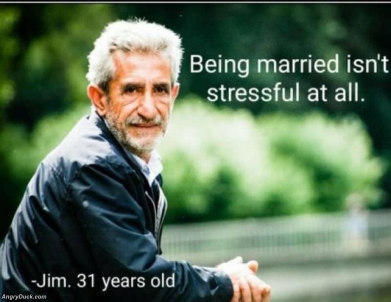 Being Married Is Not Stressful