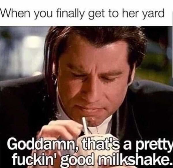 Finally Got To Her Yard