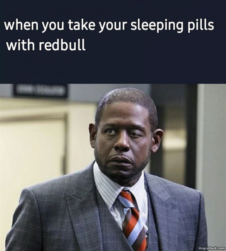 Sleeping Pills And Red Bull