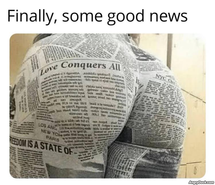 Some Good News