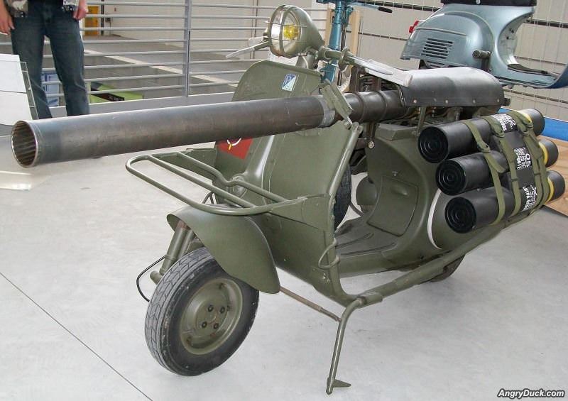 Anti Tank Vespa From 1956