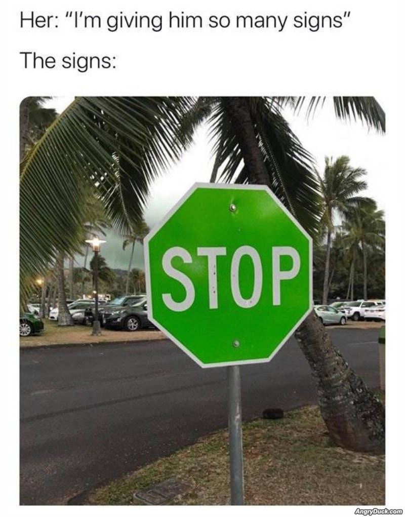 Giving So Many Signs