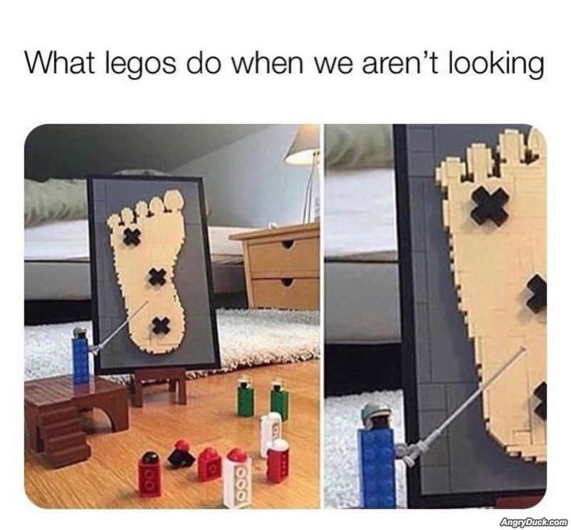 When You Are Not Looking