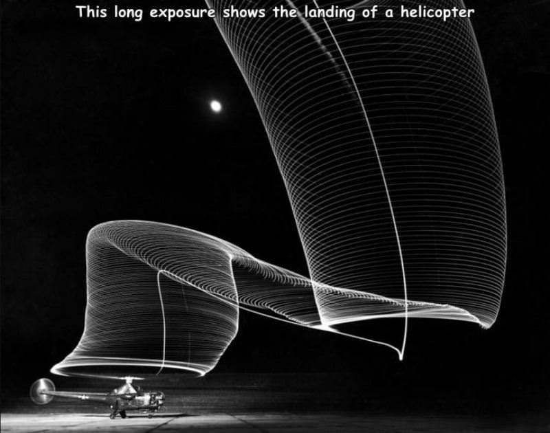 Long Exposure Helicopter