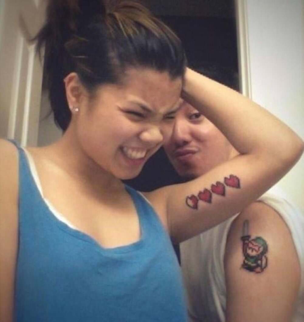 a couples tattoo