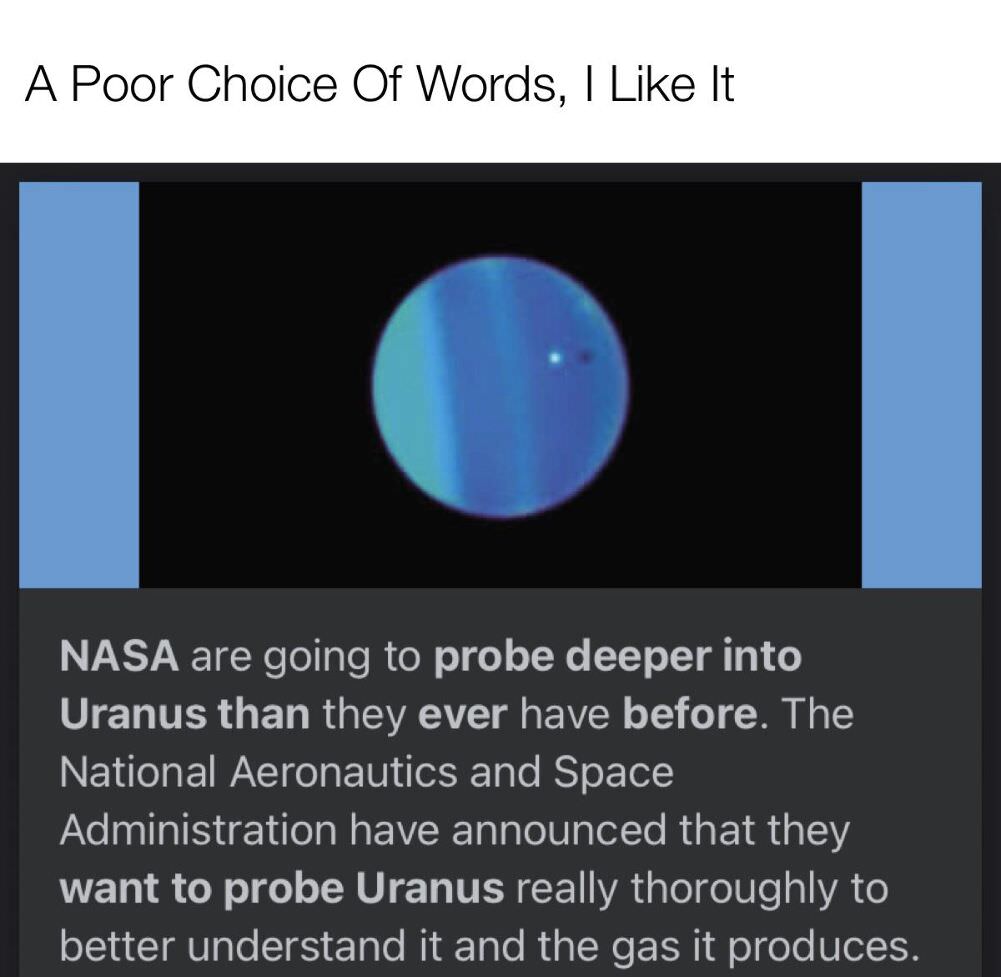 a poor choice of words