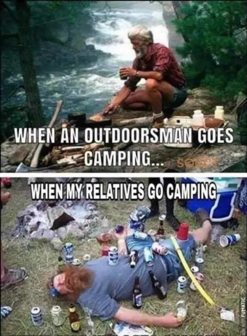 different kinds of camping