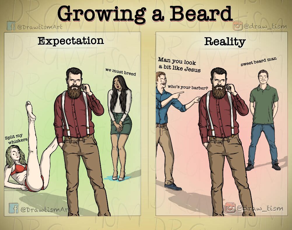 growing a beard