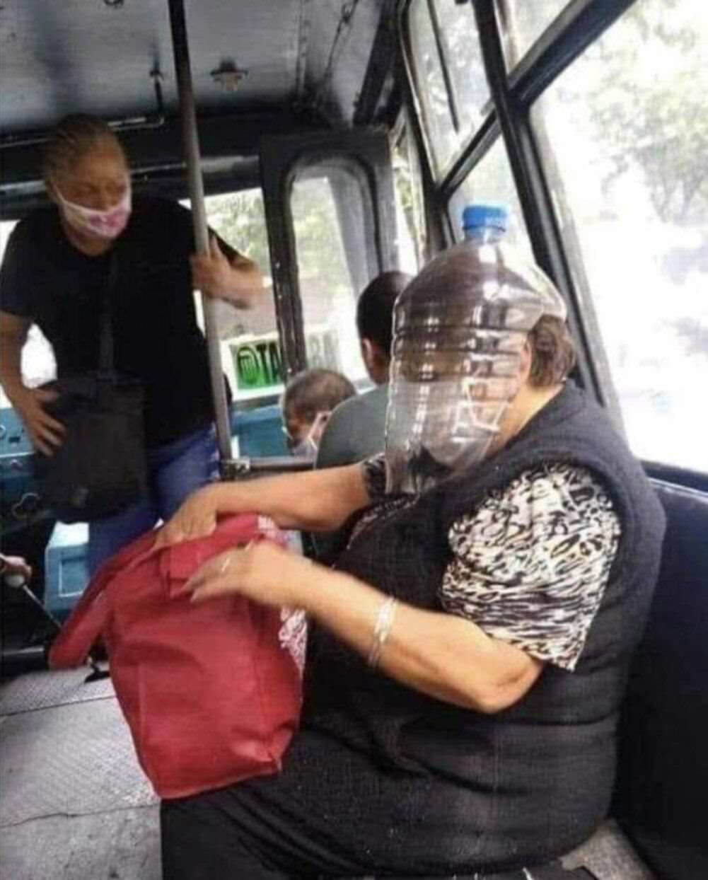 This woman is prepared