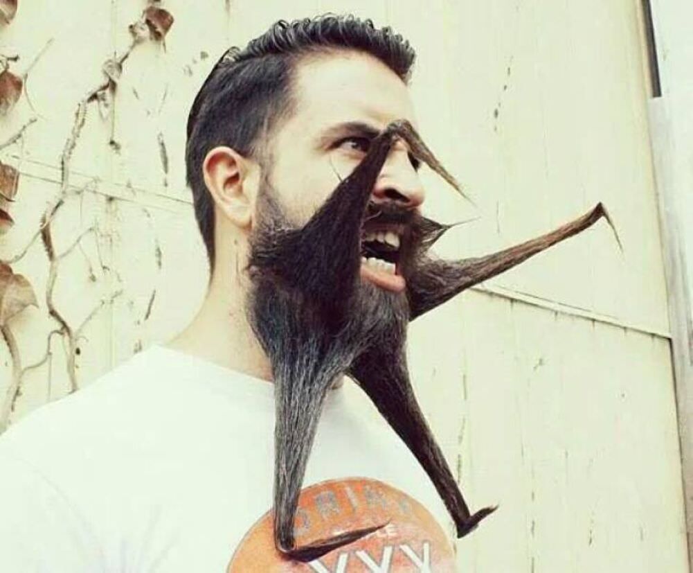 crazy beard