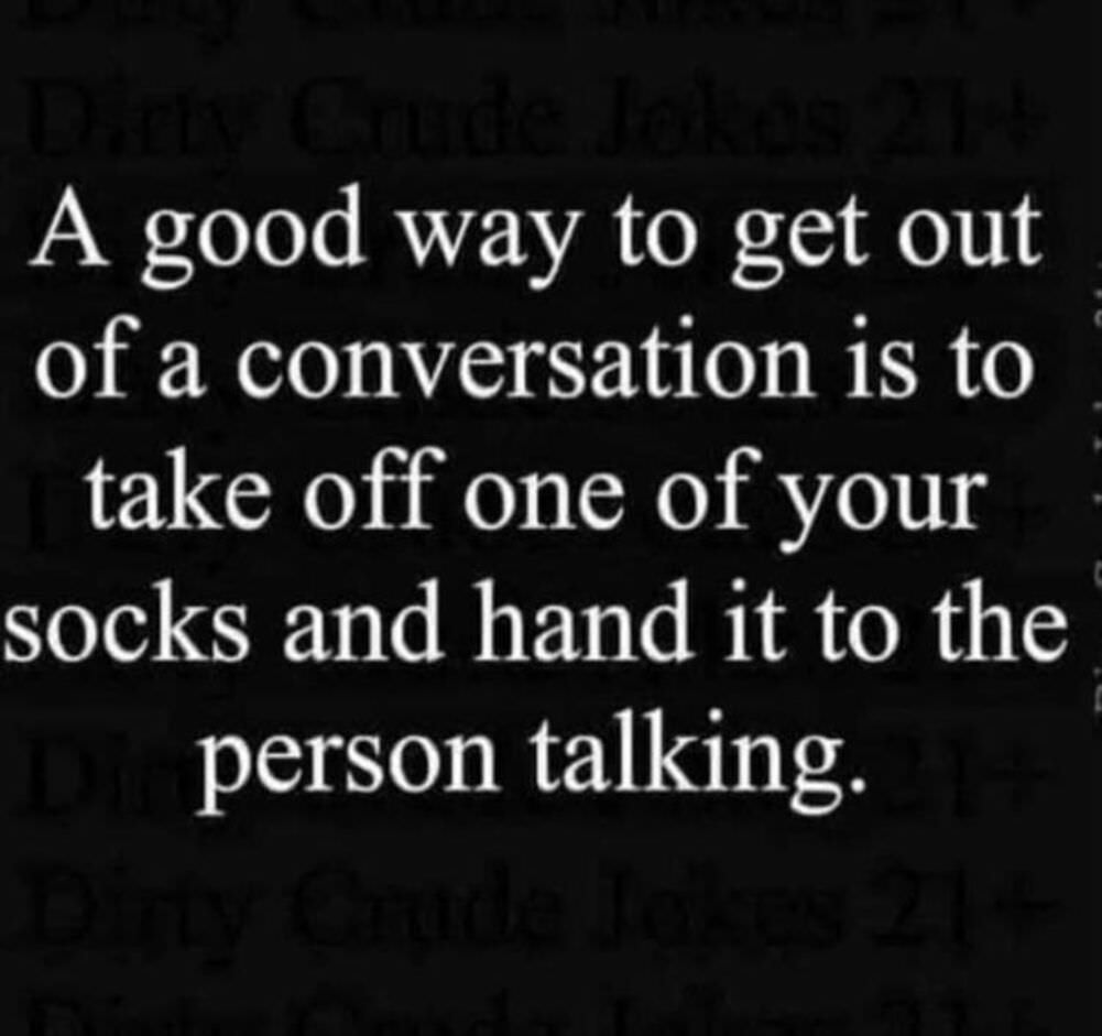 a good way to end the conversation