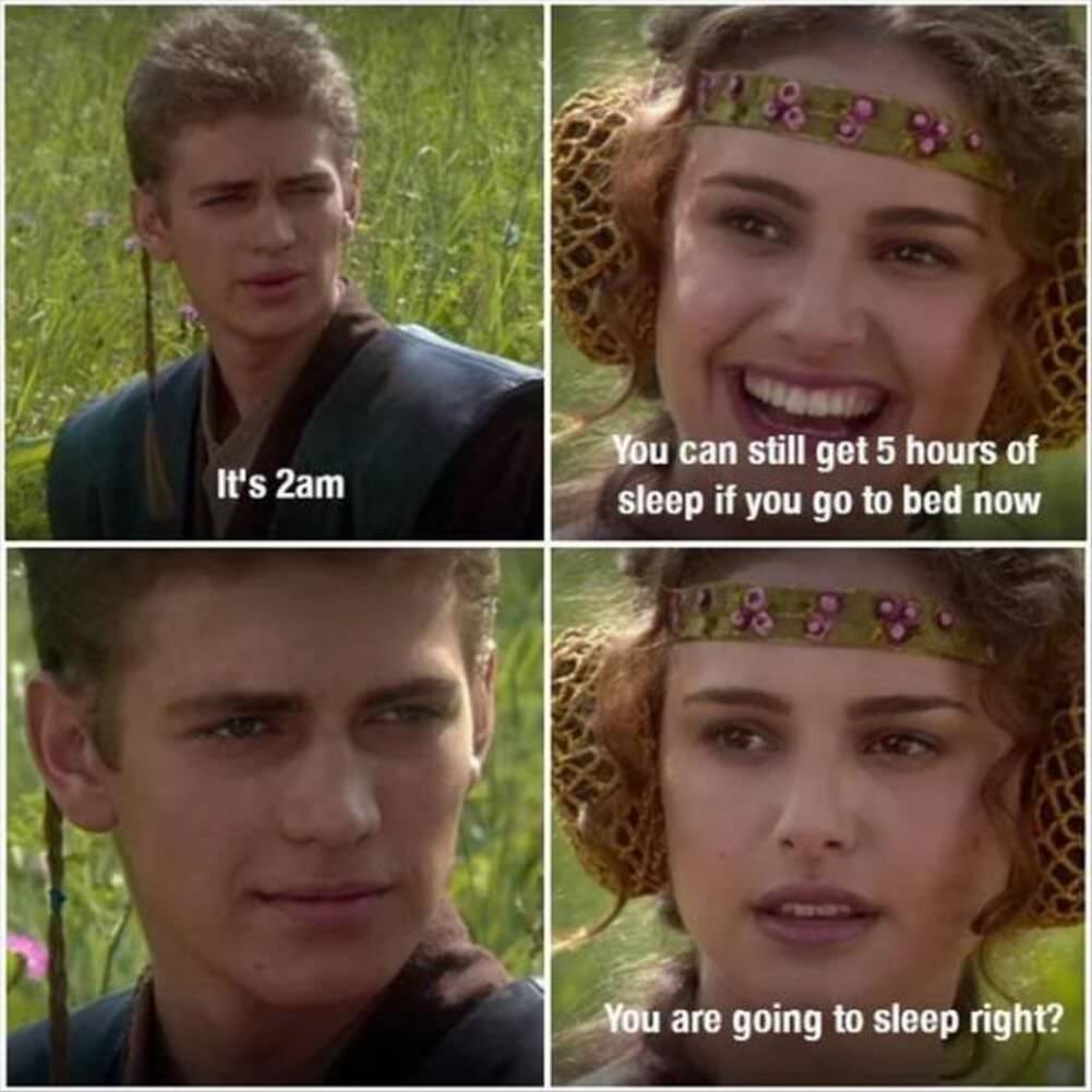 going to sleep now right