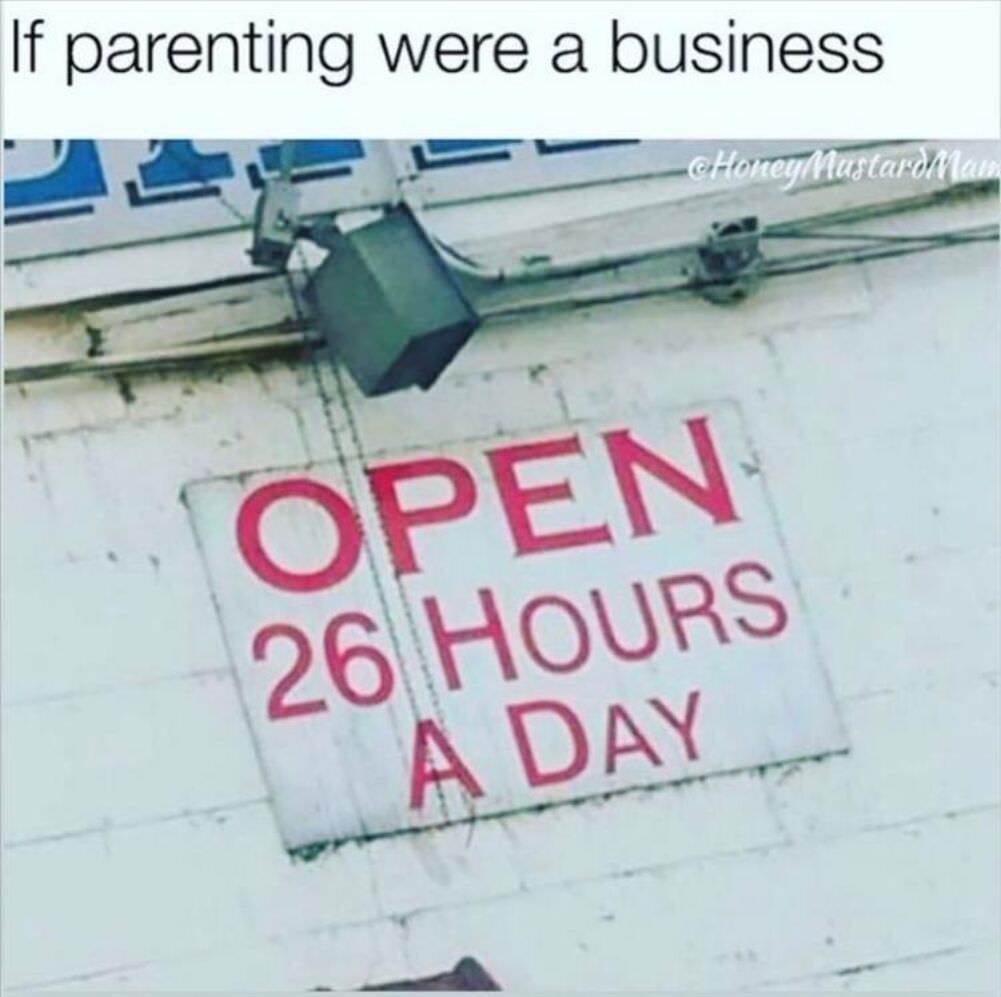 if parenting was a business