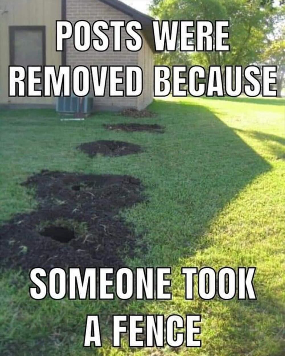 posts were removed