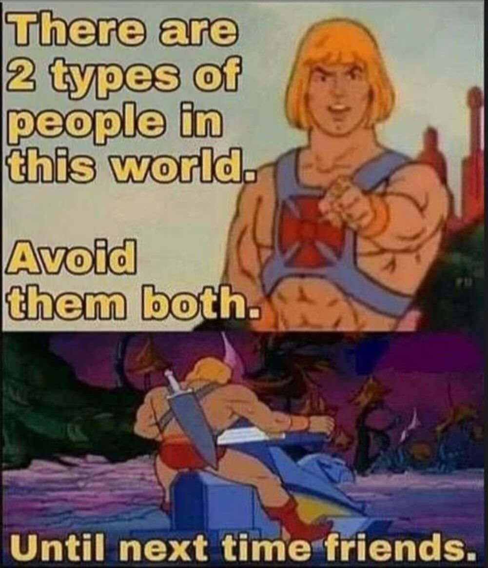 there are 2 types of people