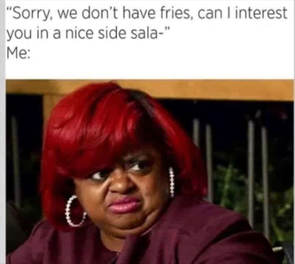 would you like a side salad