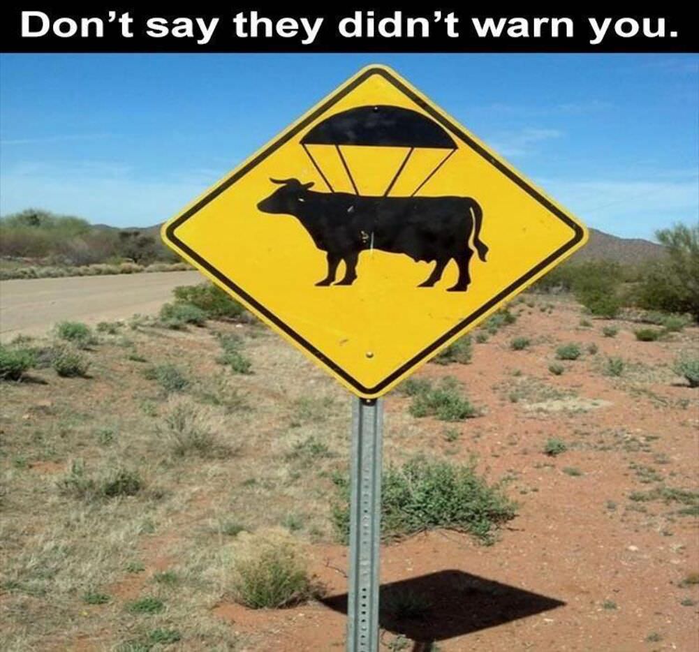 you have been warned