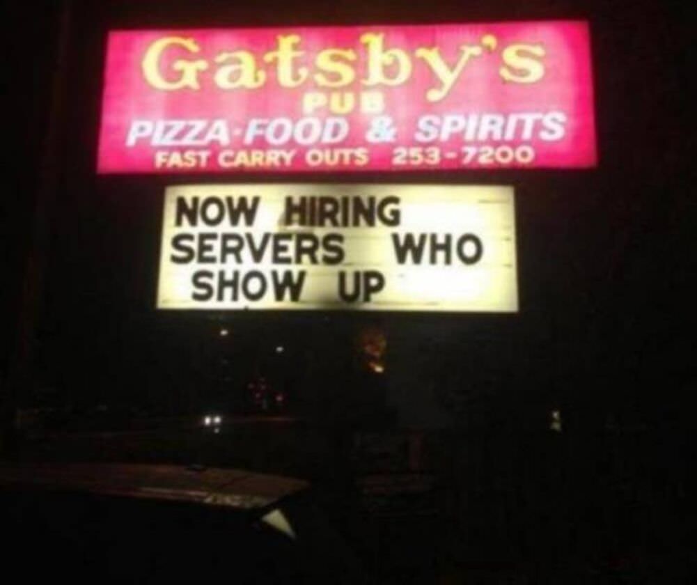 now hiring
