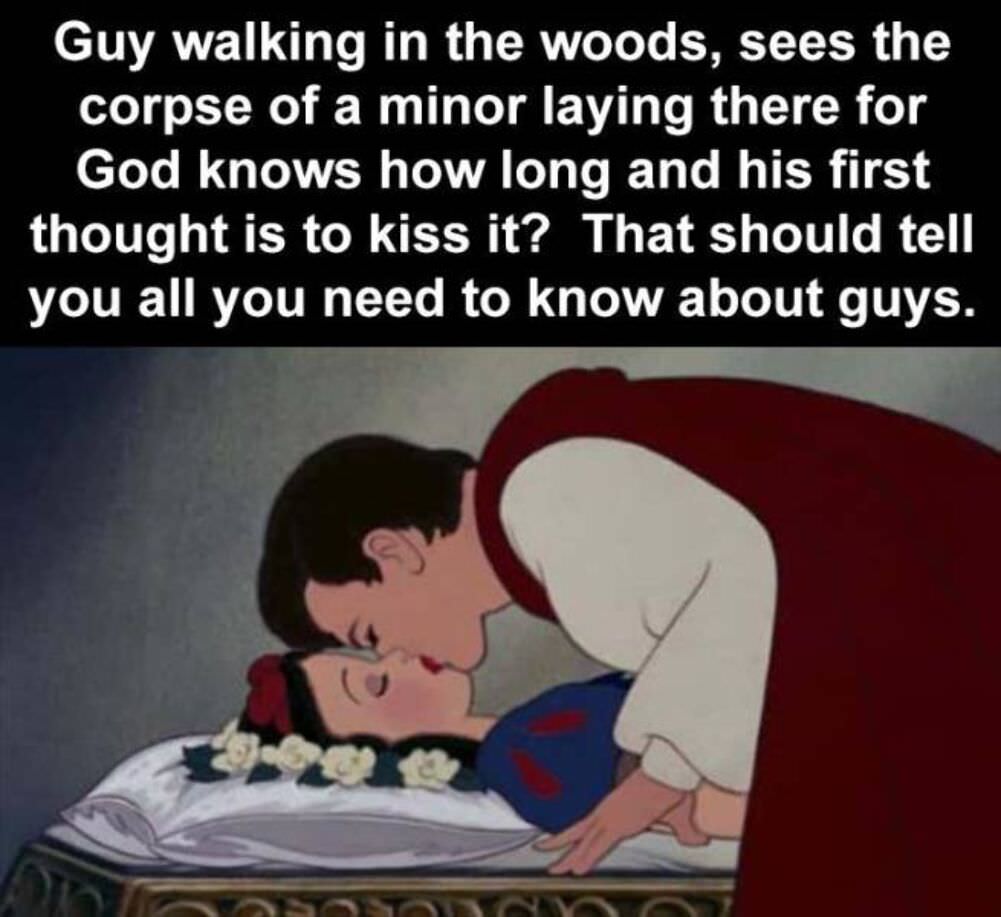 guy walking in the woods