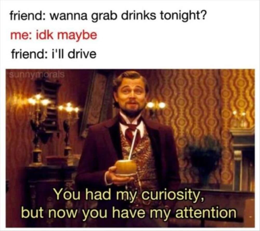 grab a drink tonight