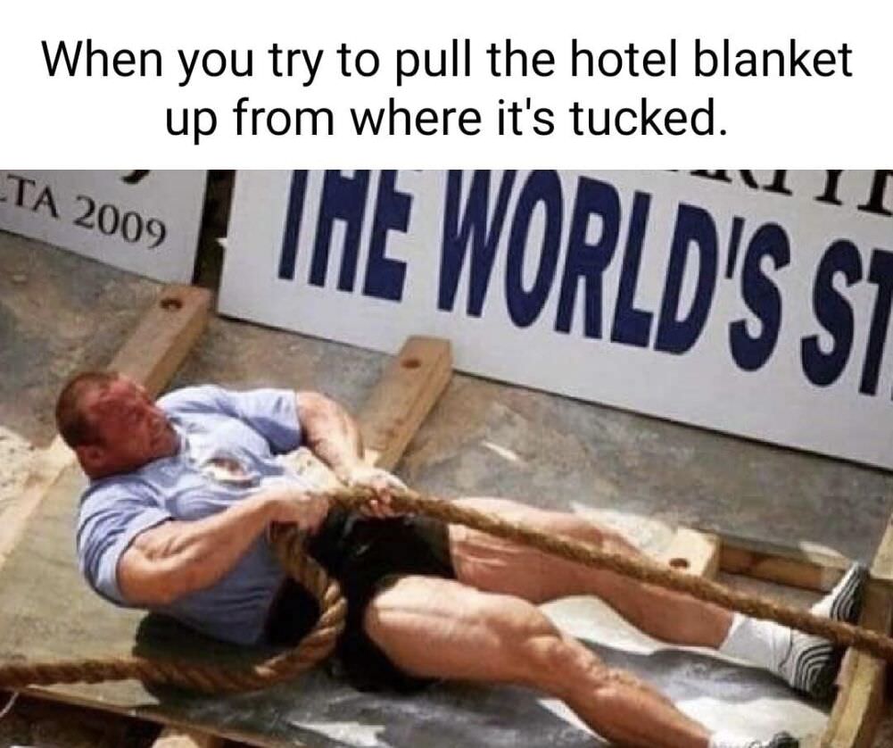 hotel blanket