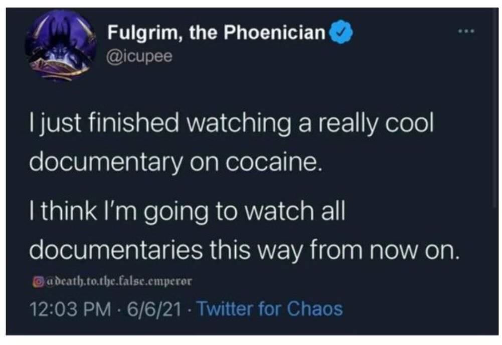 watched a documentary