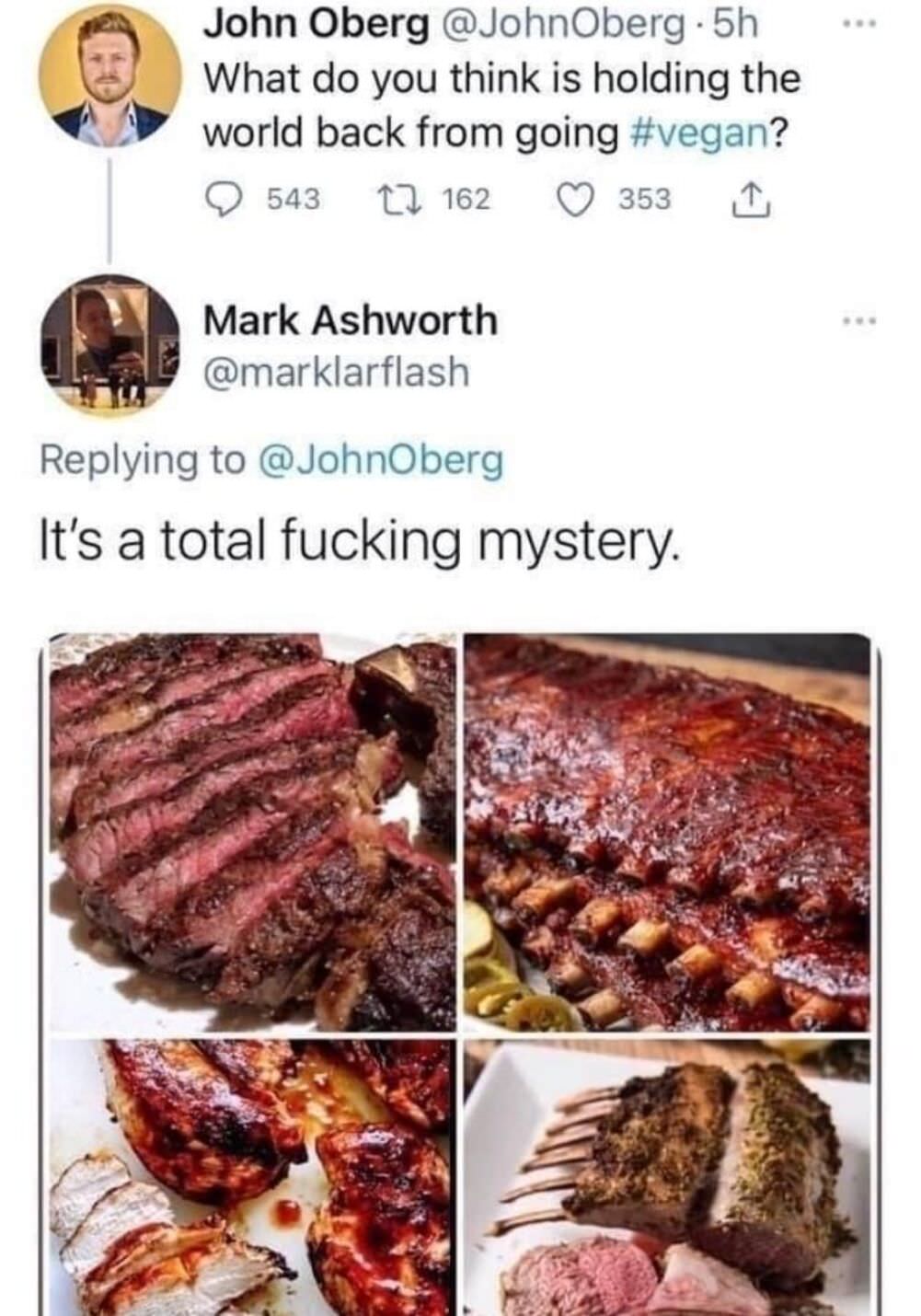 a total mystery