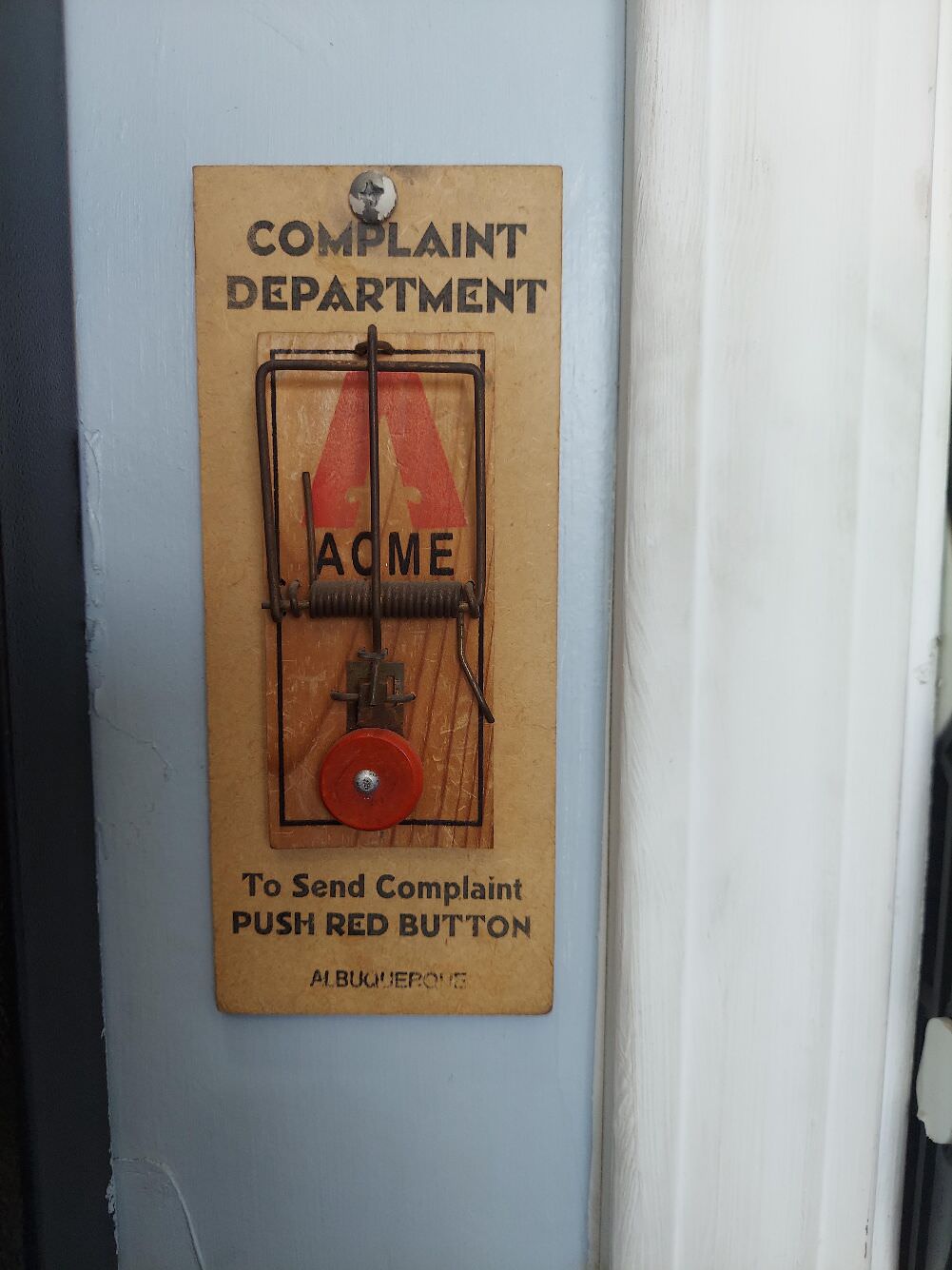 complaint dept