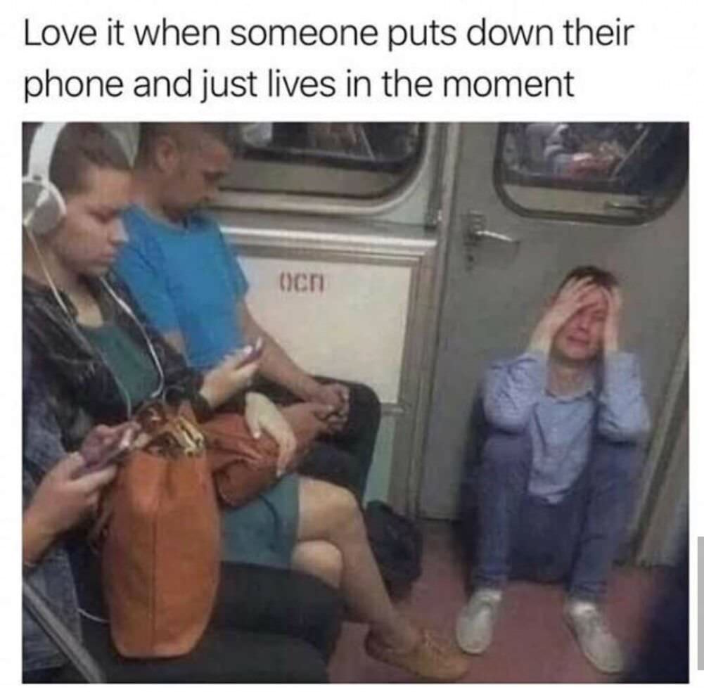 living in the moment