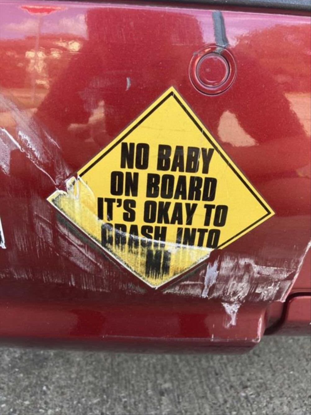 no baby on board