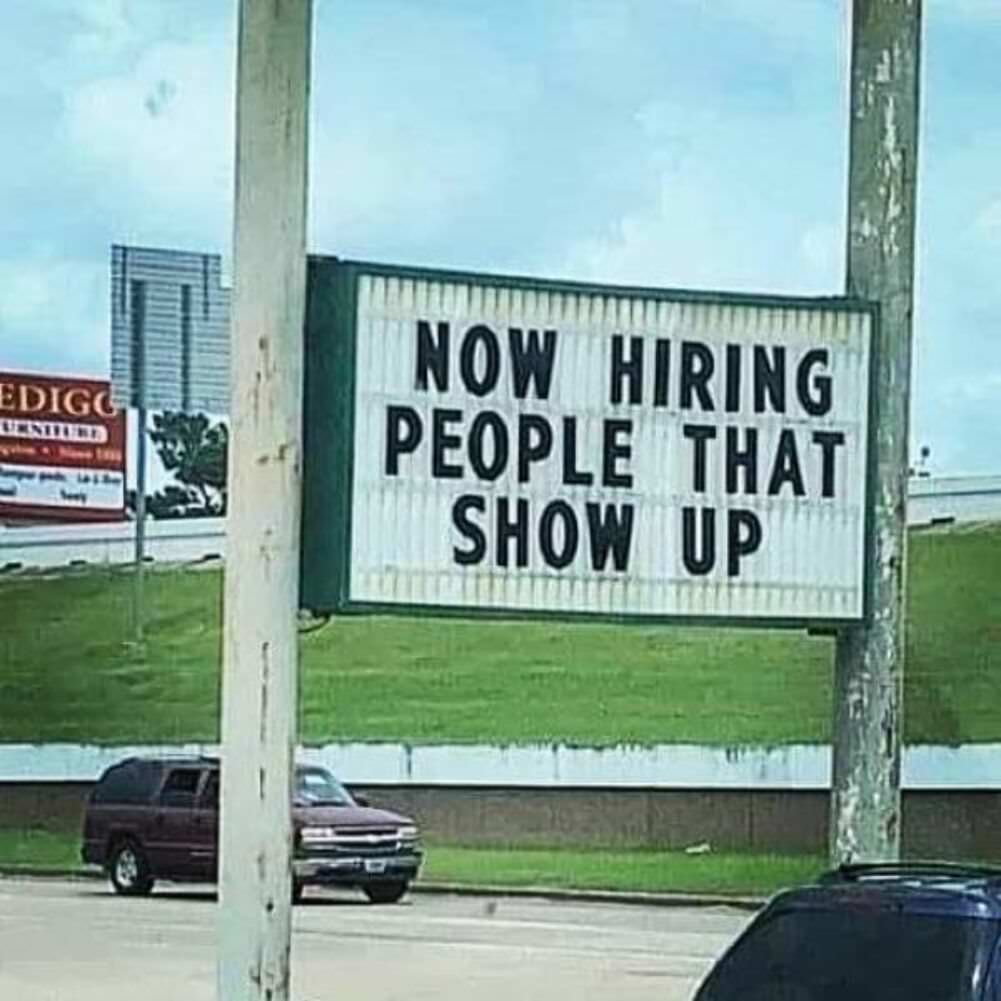 now hiring