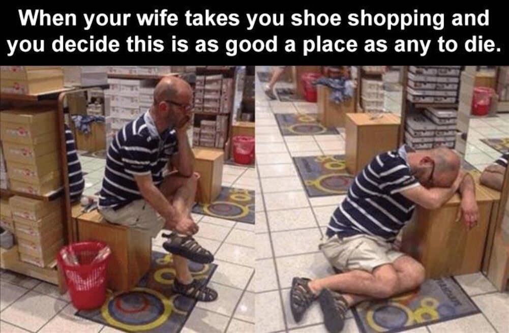 shoe shopping