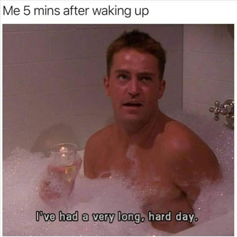 5 minutes after waking up