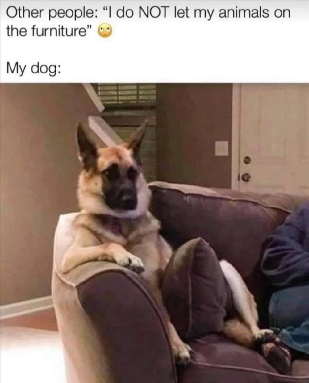 i do not let them on