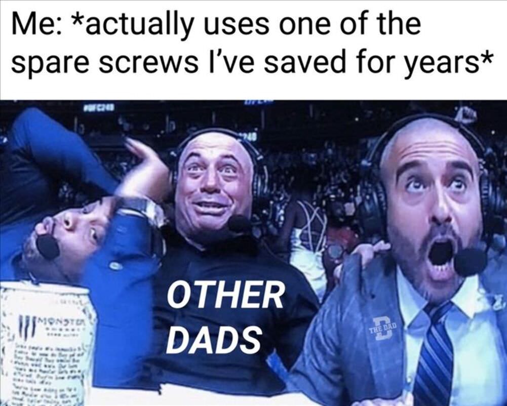 actually uses the screws