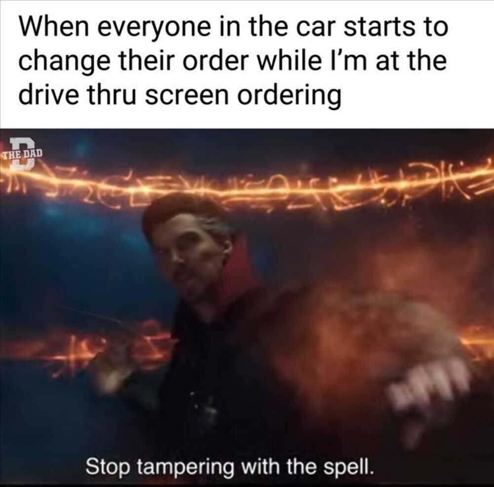 changing their order